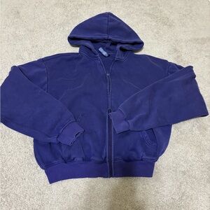 Purple Skims Zip-Up Hoodie
